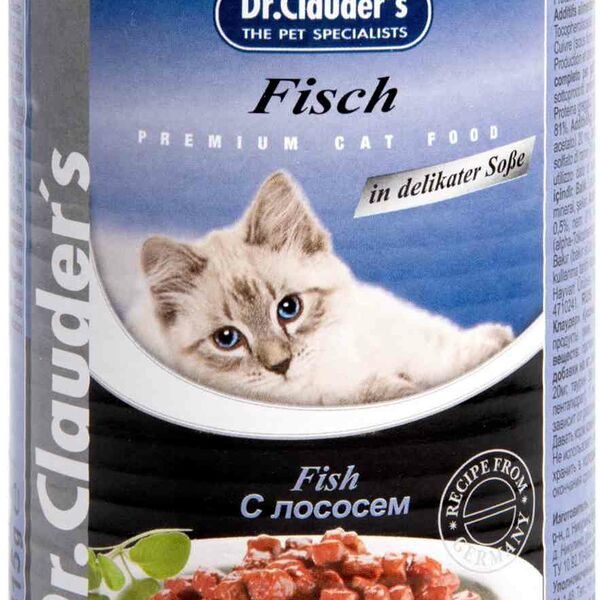 Корм для кошек Dr. Clauder's Fish с лососем