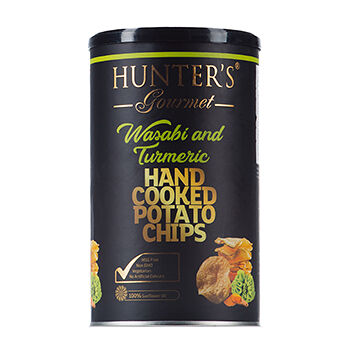 Чипсы картофельные Hunter's Gourmet с ароматом васаби и куркумы