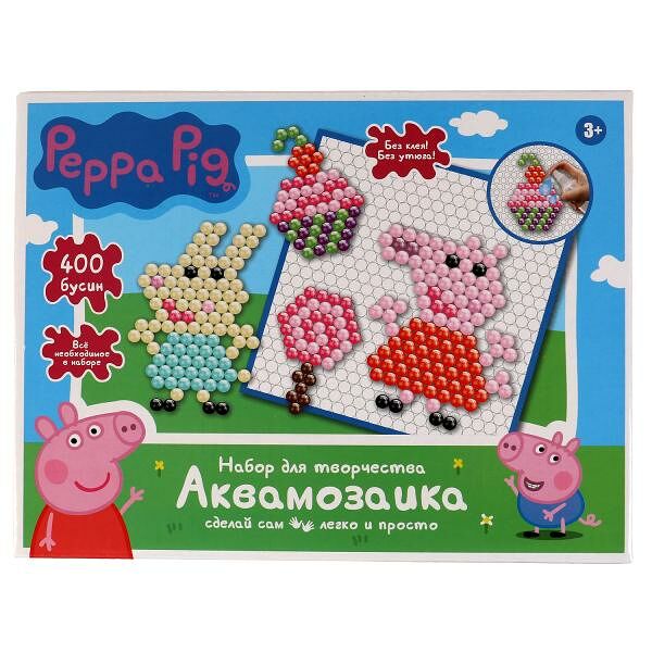 Аквамозаика СВИНКА Пеппа 400 бусин
