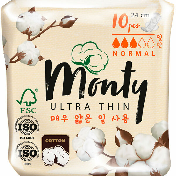 Прокладки Monty Ultra Thin Normal Plus 10 шт