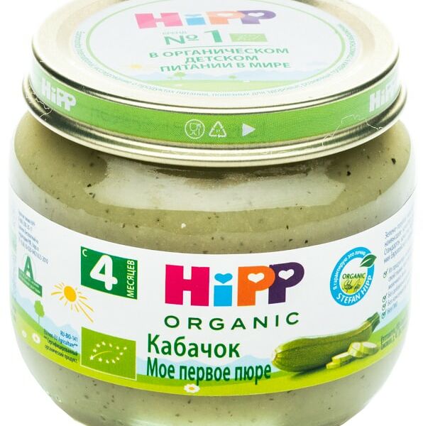 Пюре Hipp Мое первое пюре Кабачок 80г