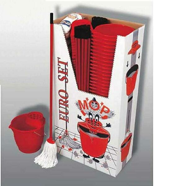 Набор для уборки с поломоем Mr Brush моп, ведро с отжимом