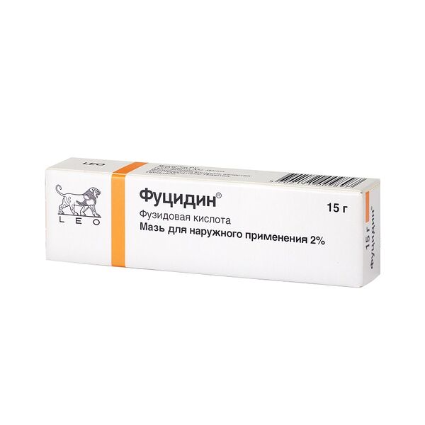 Фуцидин мазь 2% 15 г