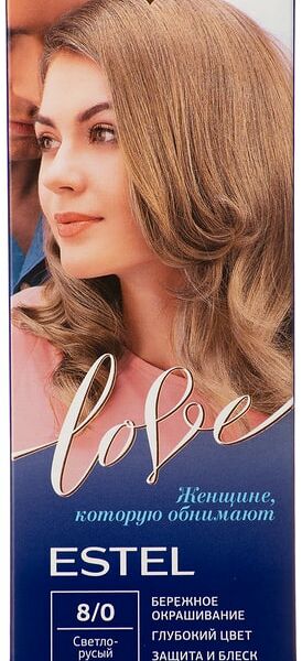 Крем-краска для волос Estel Love 8/0 Светло-русый