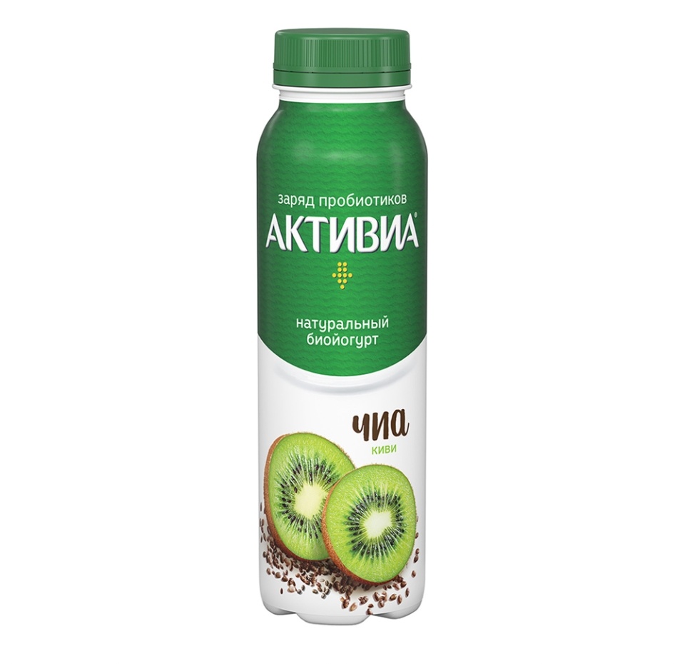 

Биойогурт питьевой Активиа Чиа киви 2.1% 260 г