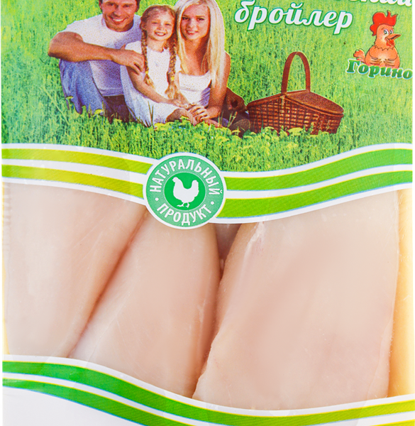 Цыпленок-бройлер ГОРИНО Филе подл охл вес до 1.4 кг