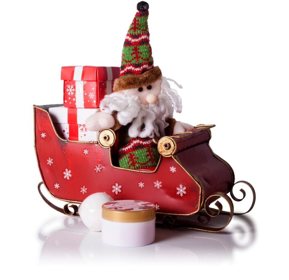 

Набор подарочный Сани с Дедом Морозом лосьон для тела 50 мл бомбочка для ванны 40 г соль для ванны 25 г Vintage Collection