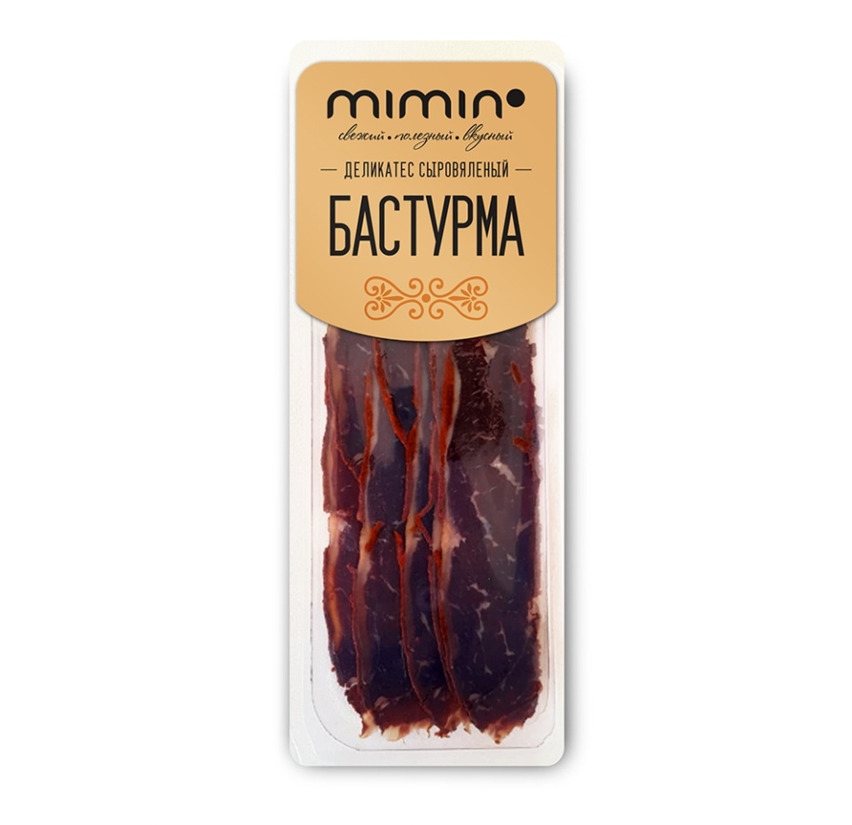

Бастурма с/в Mimin из говядины 80 г, Россия