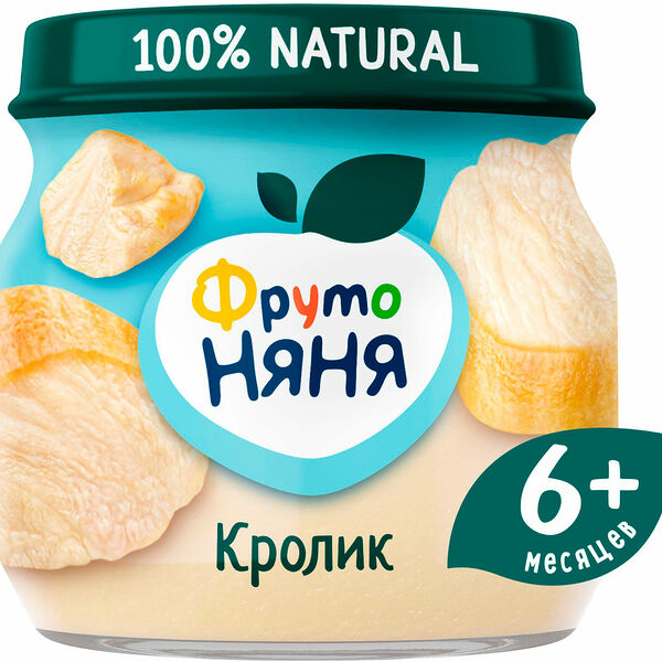 Пюре ФрутоНяня из кролика