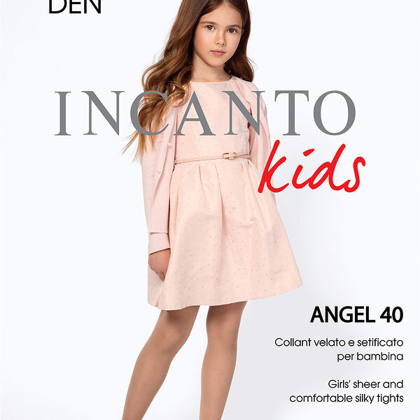 Колготки Incanto kids детские Angel 40 (100/10)  (nero, 128-134)