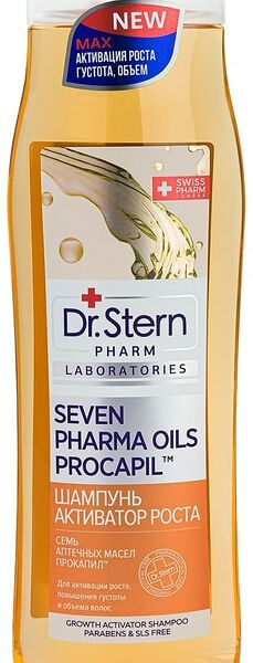 Шампунь для волос Dr.Stern Активатор роста Семь аптечных масел прокапил 400мл
