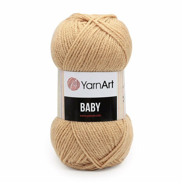 Пряжа YarnArt 'Baby' 50гр 150м (100% акрил)(805 карамель),мот