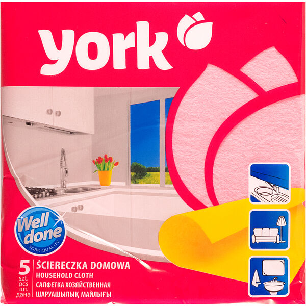 Салфетка вискозная 5 шт/уп