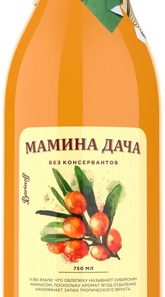 Нектар Мамина дача облепиха с мякотью, 750 мл