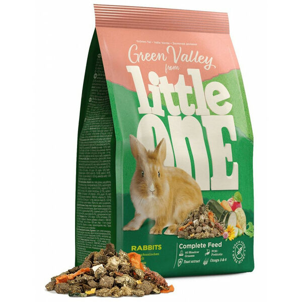 Little One Зеленая долина корм из разнотравья для кроликов 750 г