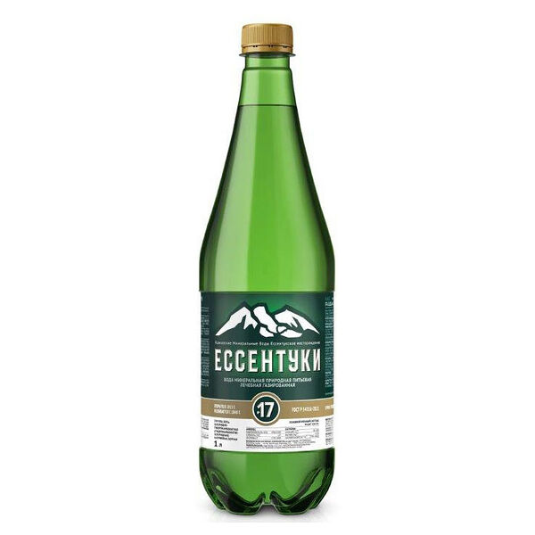 Вода минеральная природная питьевая лечебная Ессентуки №17 1000 мл