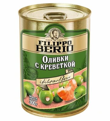 Оливки Filippo Berio с креветками