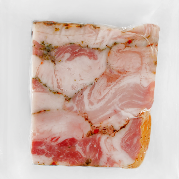 Сало ВЕЛЕС Белорусское из шпика соленый в/у порц вес до 300г