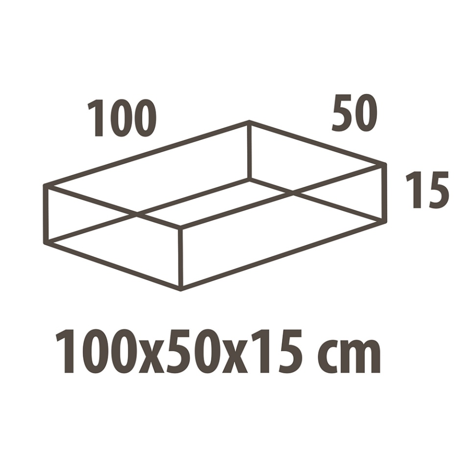 

Кофр для хранения Hausmann бежевый/принт, 100х50х15см, Китай