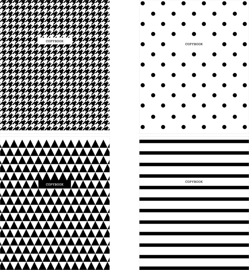 

Тетрадь ARTSPACE Узоры. BW Pattern А5 48 листов в клетку Арт. Т48к_29662