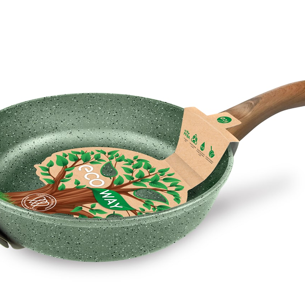 Сковорода Нева Металл Посуда Ecoway 22 см