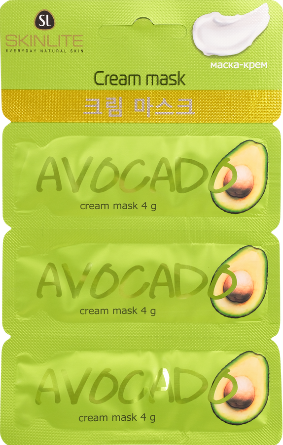 

Маска-крем для лица SKINLITE Авокадо 12г