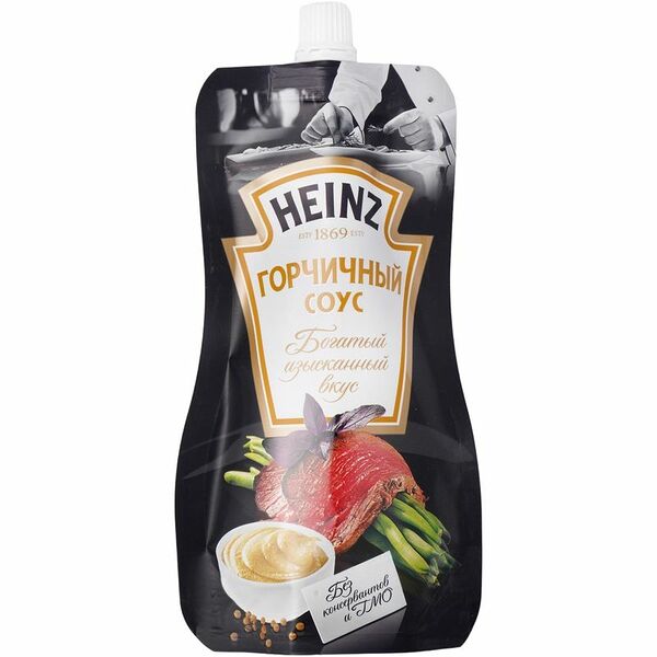 Соус HEINZ Горчичный, на основе растительных масел, 200г