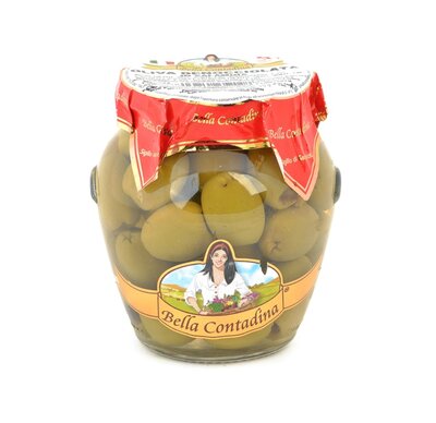 Оливки зеленые без косточки в рассоле Bella Contadina, 290 г