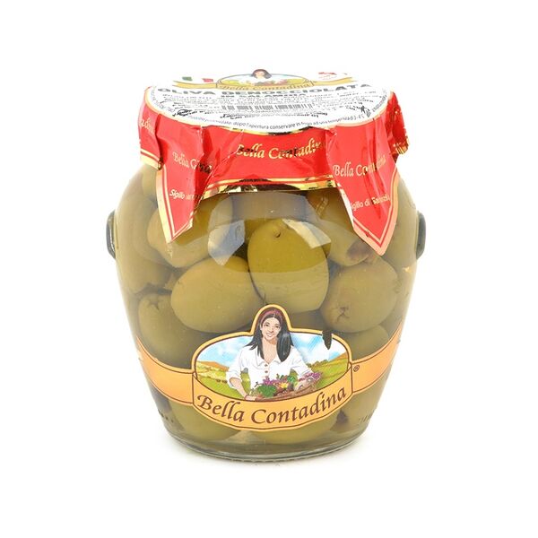 Оливки зеленые без косточки в рассоле Bella Contadina