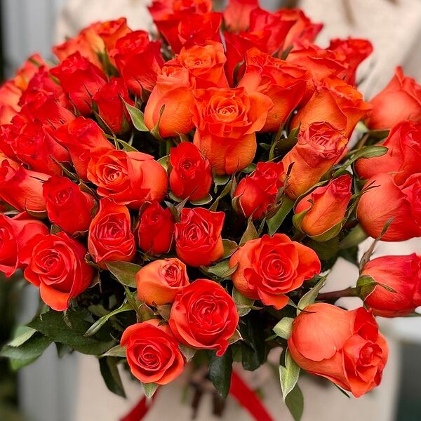 51 кенийская роза Оранж (50 см)