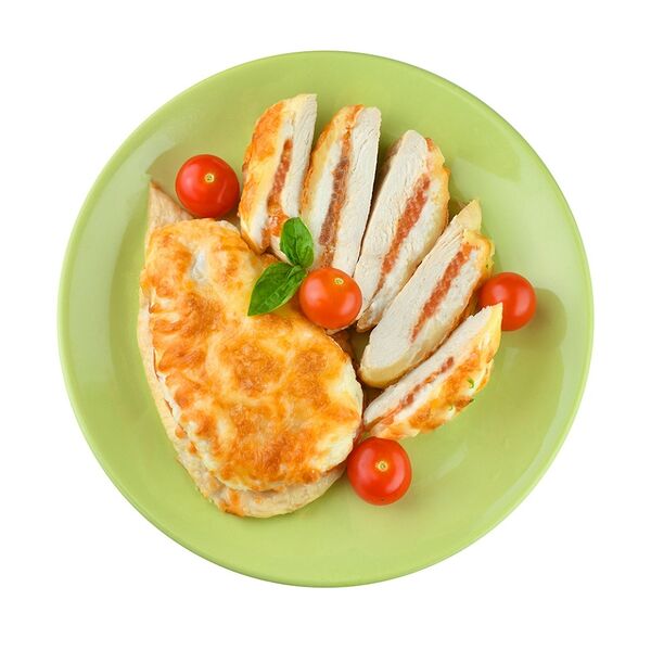 Филе куриное, запеченное с помидорами под сырной корочкой, «Уже Готово», 1 шт в наборе