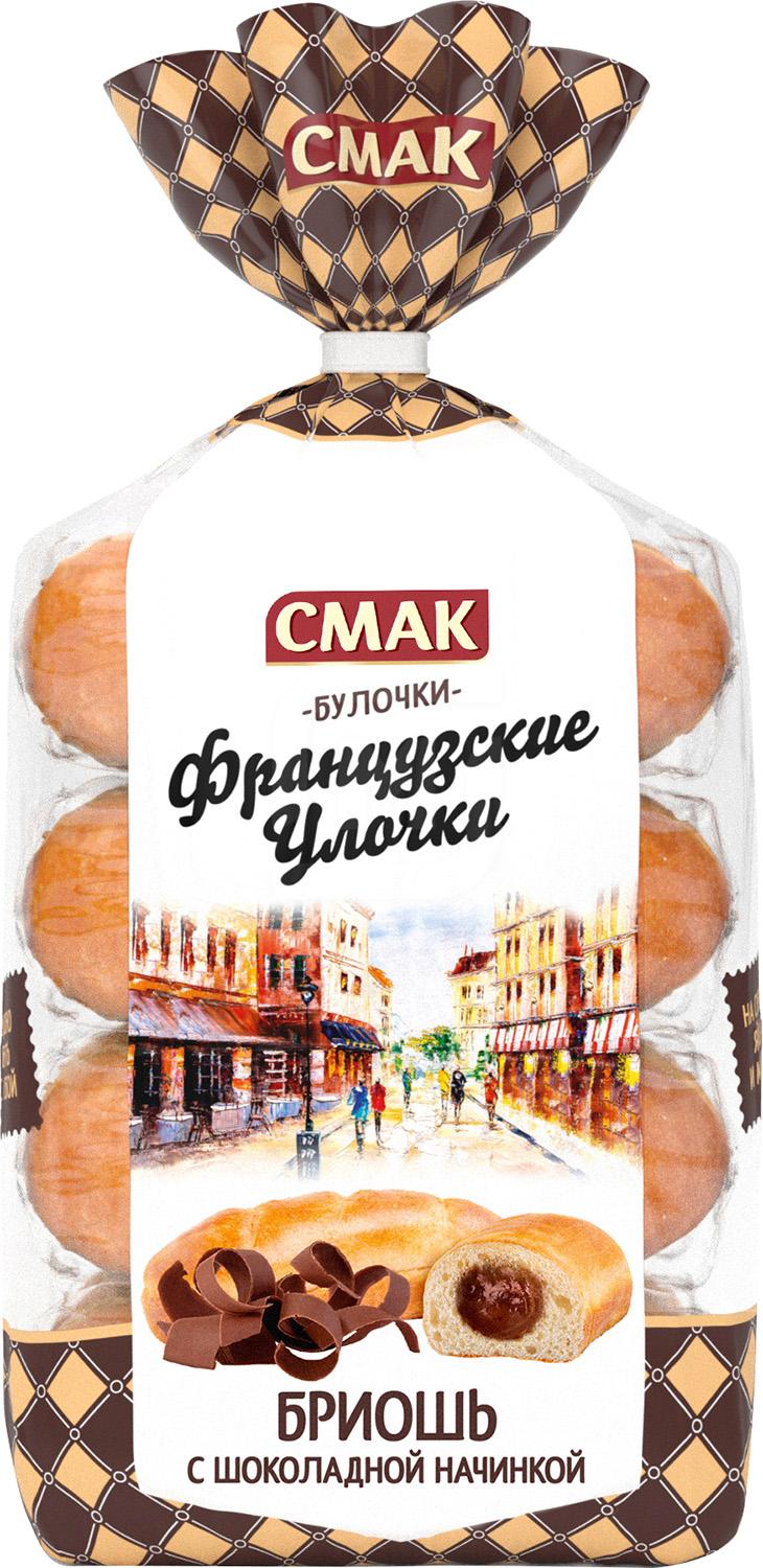 

Французские булочки Смак Бриошь с шоколадной начинкой