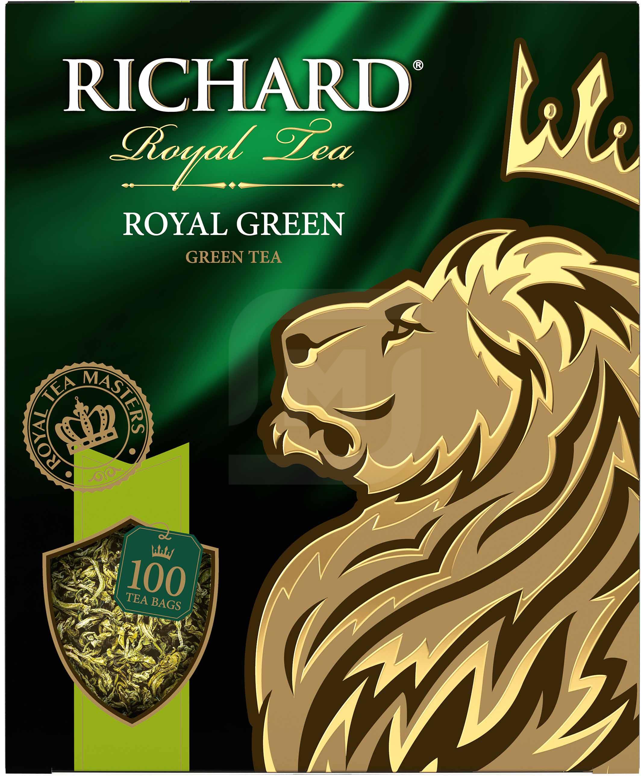 

Чай зеленый Richard Royal Green 100пак