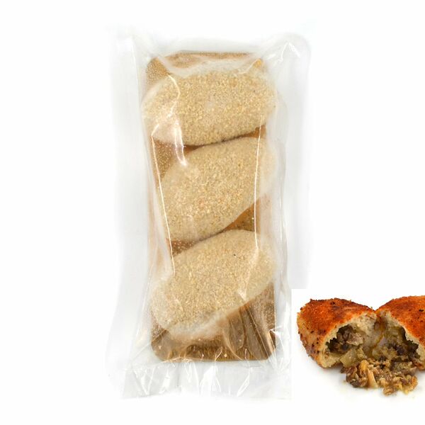 Зразы из окуня с грибами и сыром заморожены