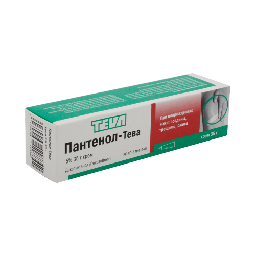 Пантенол-Тева 5% 35 гр крем в тубе