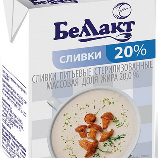 Сливки пит стер жир. 20% Теtra Brik 200г Беллакт