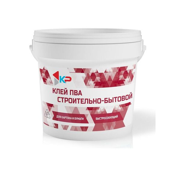 Клей ПВА строительно-бытовой КР, 1кг