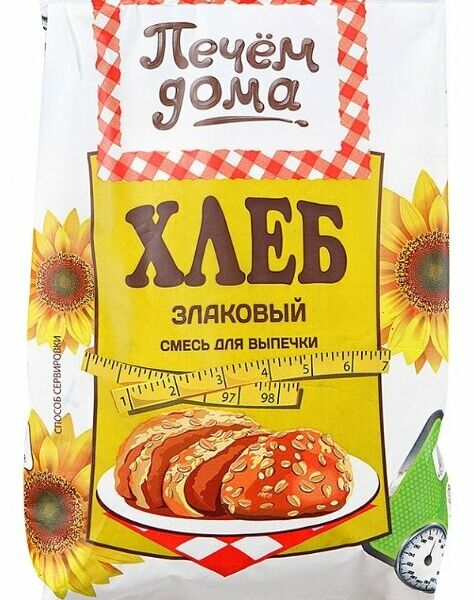 Смесь для выпечки Печём дома Хлеб Злаковый