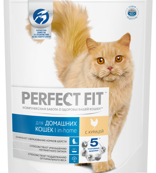 Корм для домашних кошек сухой Perfect Fit in-home Курица