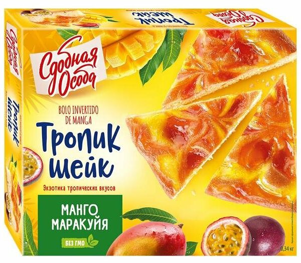 Пирог Сдобная Особа Шейк манго-маракуйя