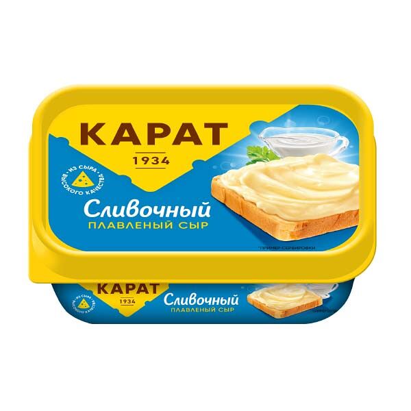 Сыр плавленый Карат 45% 200гр Сливочный