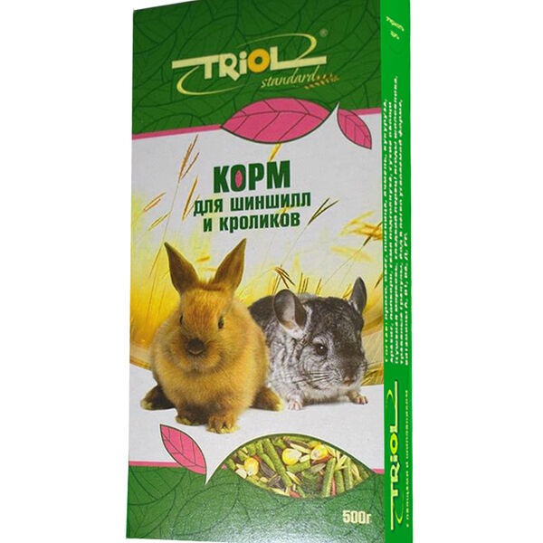 Triol корм для шиншилл и кроликов, сухой