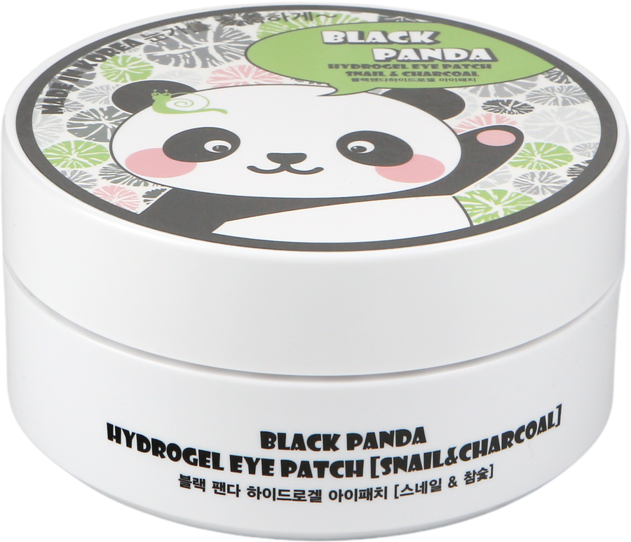 

Патчи для кожи вокруг глаз S+MIRACLE Black Panda с муцином улитки, 30пар, 87 г