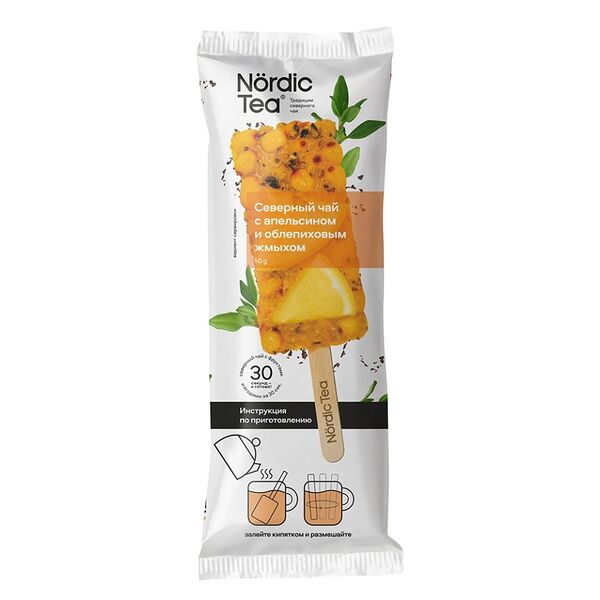 Чай Nordic Tea Северный чай с апельсином и облепиховым жмыхом 50 г