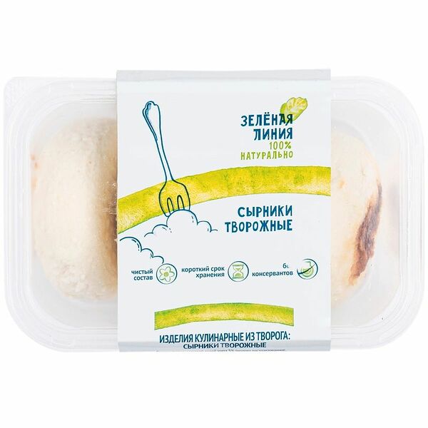 Сырники творожные Зелёная Линия, 340г