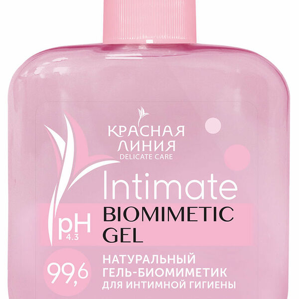 Гель для интимной гигиены Красная линия Intimate Biomimetic Gel pH 4.3