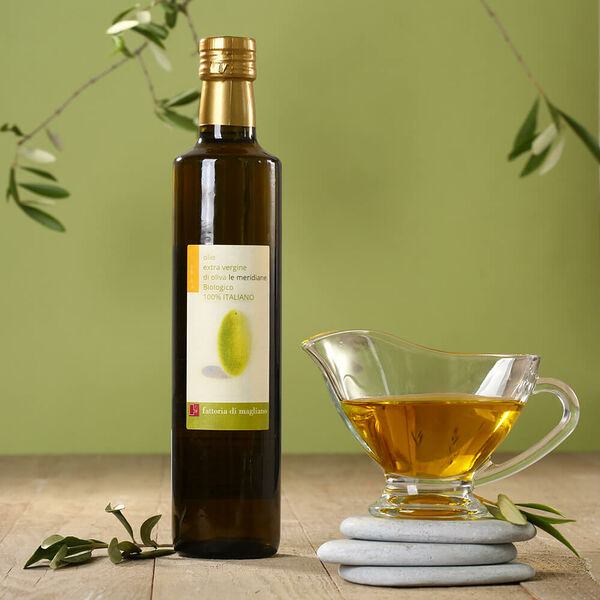 Масло оливковое Fattoria di Magliano вилла Ле Меридьяне Био первого холодного отжима Extra Virgin Италия