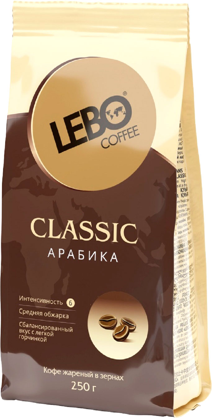 

Кофе в зёрнах Lebo Coffee Classic Арабика