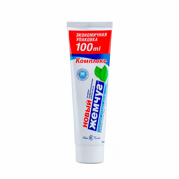 Зубная паста Новый Жемчуг С Сильным Ароматом Мяты 100 мл