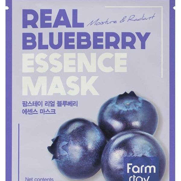 Тканевая маска для лица Farmstay с экстрактом черники 23 мл